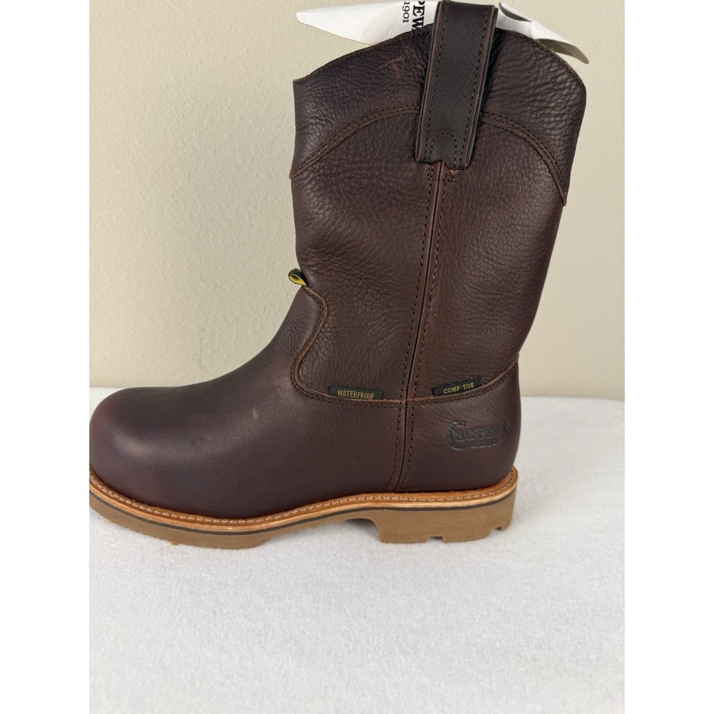 Chippewa Work Boots Mens 8D Women's 9.5 NIB Waterproof Nano Toe - Picture 13 of 16